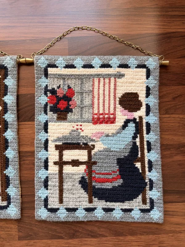 Rankų darbo vintage gobelenai - , namai ir interjeras 4