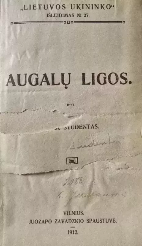 Augalų ligos - Studentas, knyga 2
