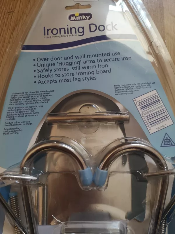 Minky Ironing Dock lygintuvo ir lyginimo lentos laikiklis - , namai ir interjeras 5