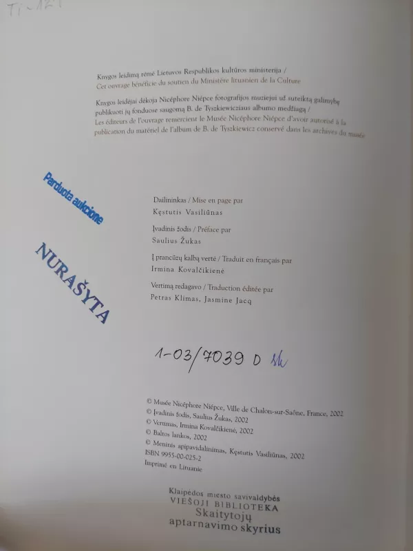 Fotografijų albumas / Photographies - B.H. Tyszkiewicz, knyga 3