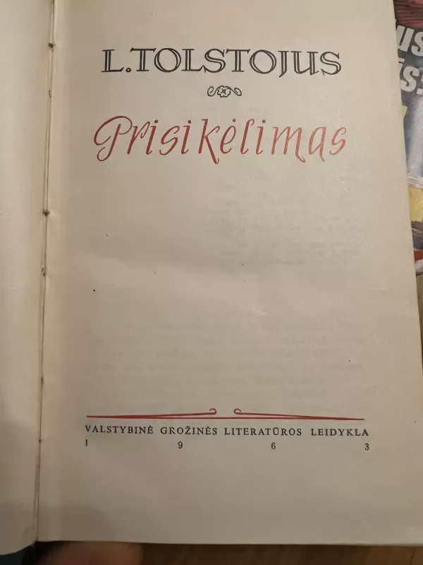 Prisikėlimas - L. Tolstojus, knyga 2