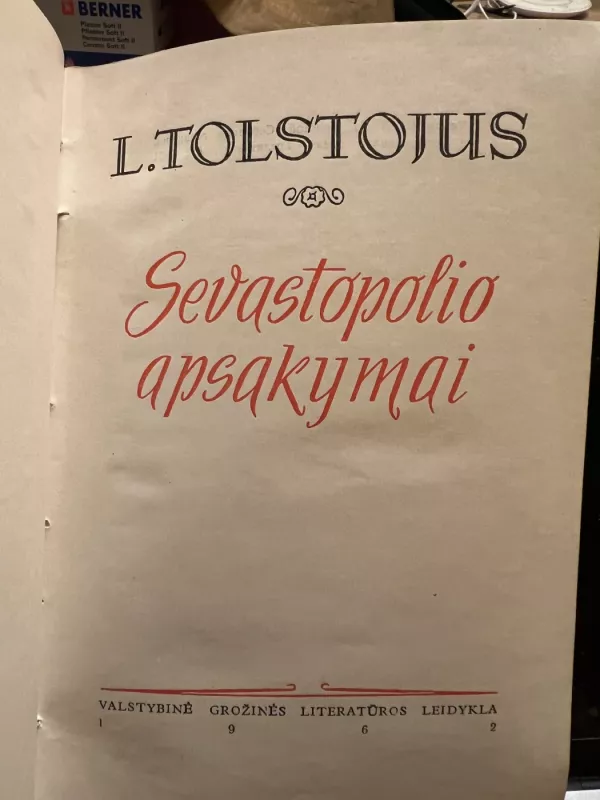 Sevastopolio apsakymai - L. Tolstojus, knyga 2