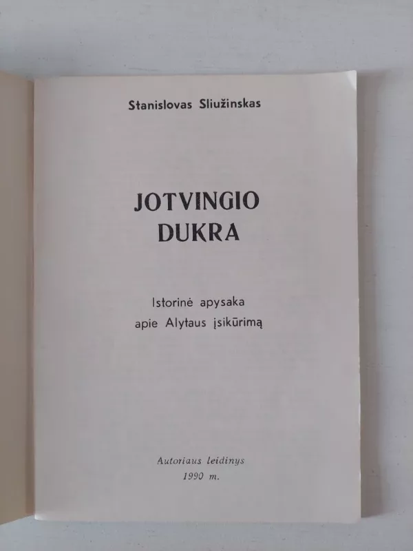 Jotvingio dukra - Autorių Kolektyvas, knyga 3