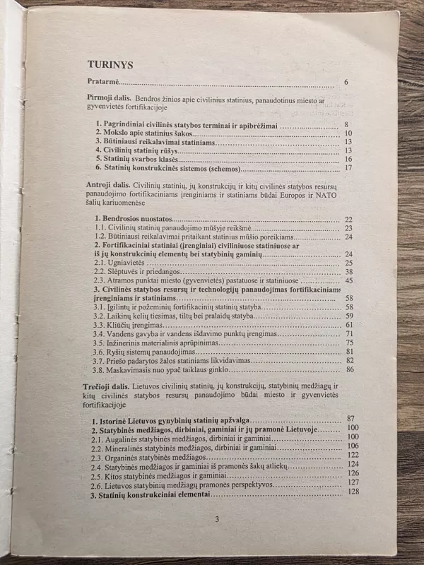 Miesto ir gyvenvietės fortifikacija - Vičys Z. ir kt., knyga 3