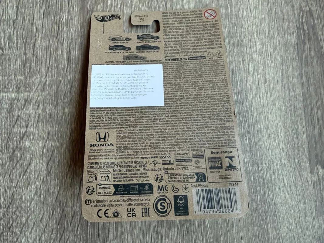 Honda S2000 Fast & Furious Hot Wheels - , namai ir interjeras 6