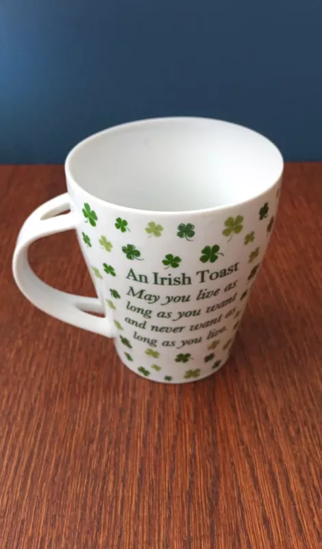 Puodelis 350ml, "A Little Irish Luck" - , namai ir interjeras 3