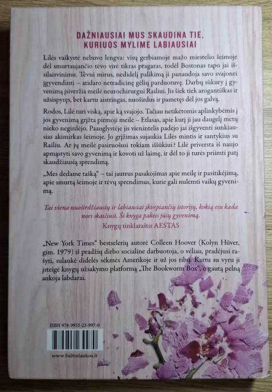 Mes dedame taska - Colleen Hoover, knyga 2