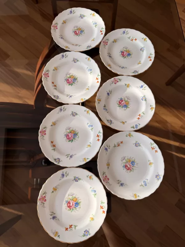 Vintage porcelianinės desertinės lėkštutės - , namai ir interjeras 5