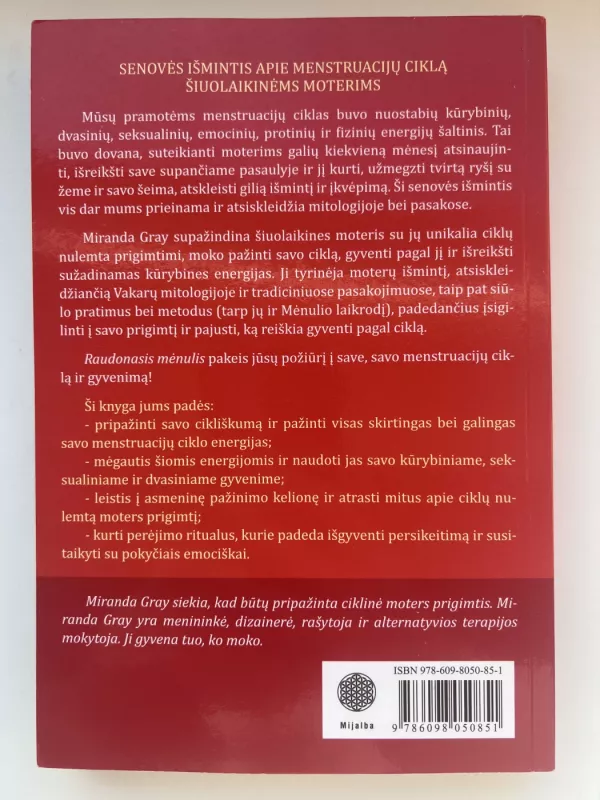 Raudonasis mėnulis - Miranda Gray, knyga 4