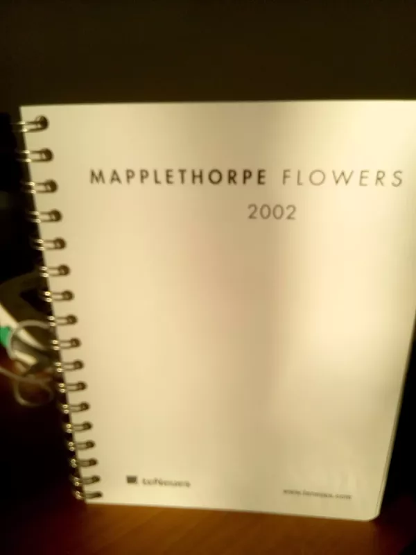 Mapplethorpe flowers - The Estate of Robert Mapplethorpe, knyga 2