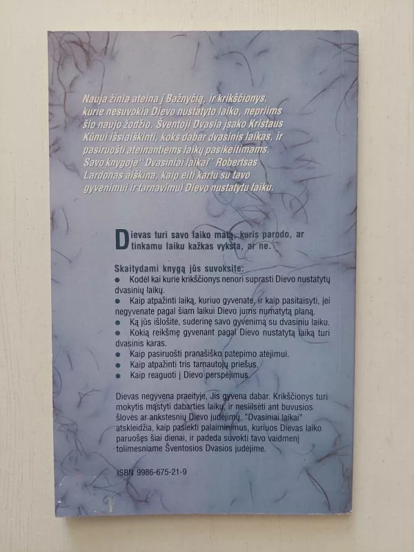 dvasiniai laikai - robertsas liardonas, knyga 4