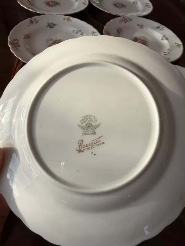 Vintage porcelianinės desertinės lėkštutės - , namai ir interjeras 4