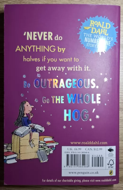 Matilda - Roald Dahl, knyga 3