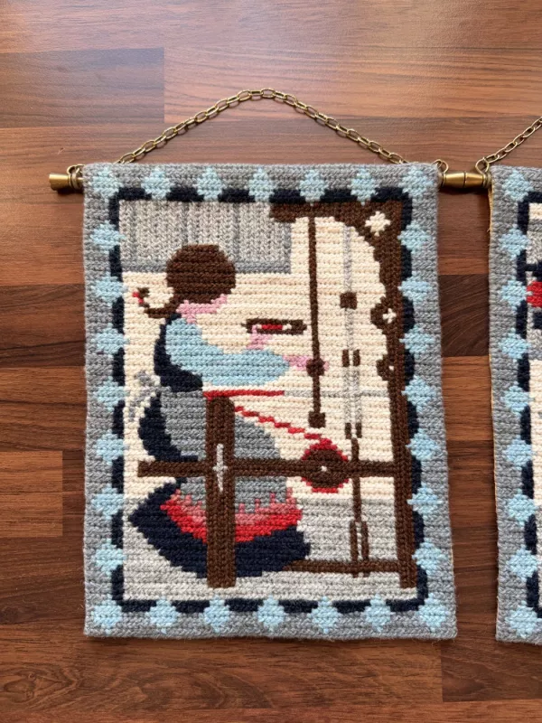 Rankų darbo vintage gobelenai - , namai ir interjeras 3