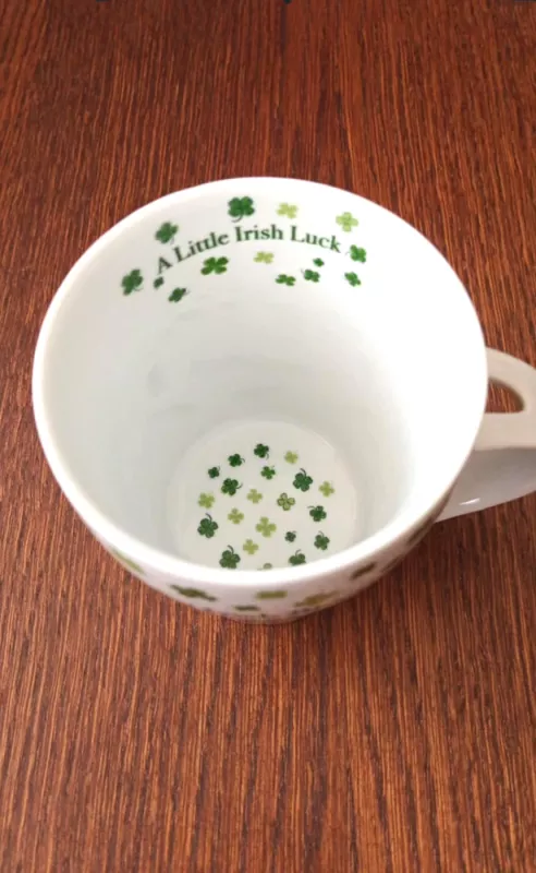 Puodelis 350ml, "A Little Irish Luck" - , namai ir interjeras 5