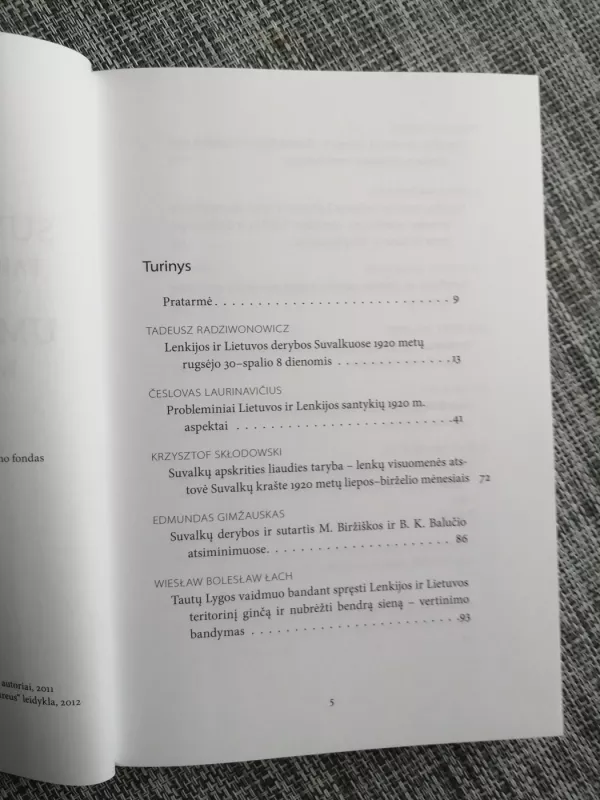 Suvalkų sutartis: faktai ir interpretacijos / Umowa Suwalska: fakty i interpretacje - Autorių Kolektyvas, knyga 4