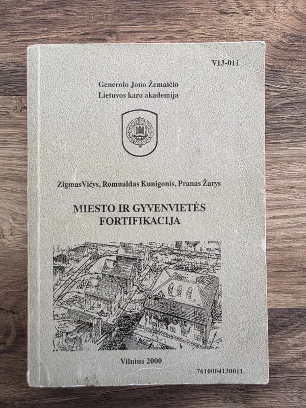 Miesto ir gyvenvietės fortifikacija - Vičys Z. ir kt., knyga 2