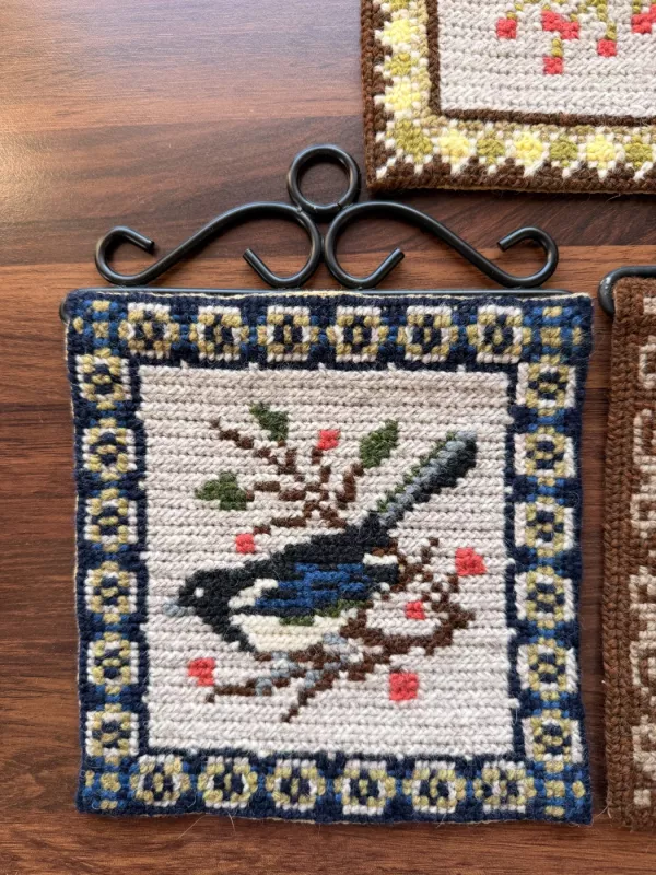 Rankų darbo vintažiniai gobelenai (3vnt.) - , namai ir interjeras 3