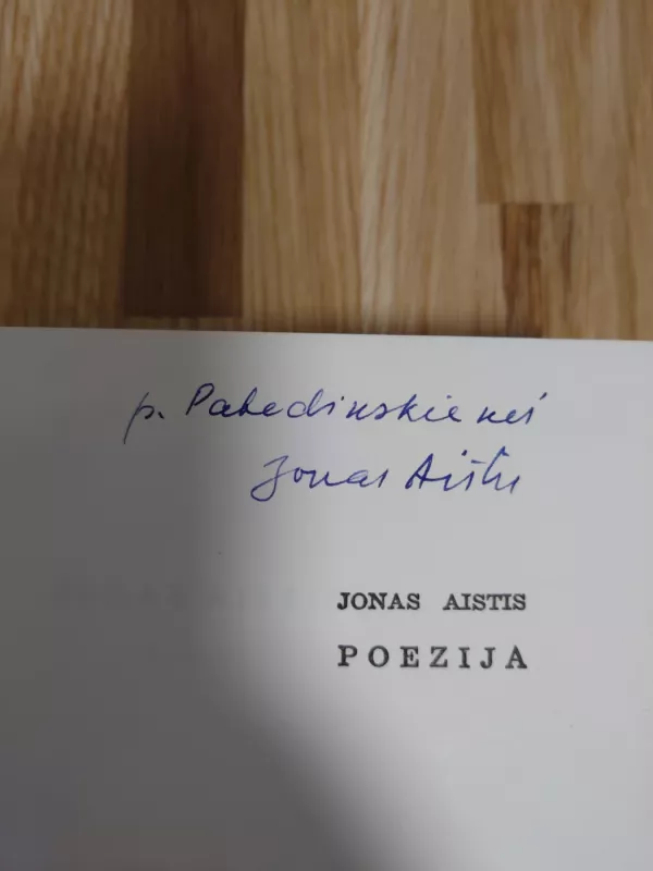 Poezija - Jonas Aistis, knyga 4