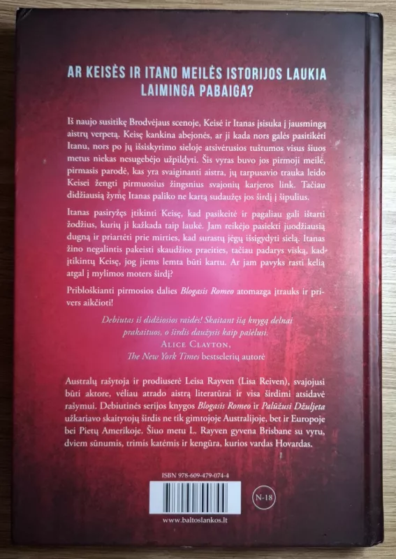 Palūžusi Džuljeta - Leisa Rayven, knyga 2