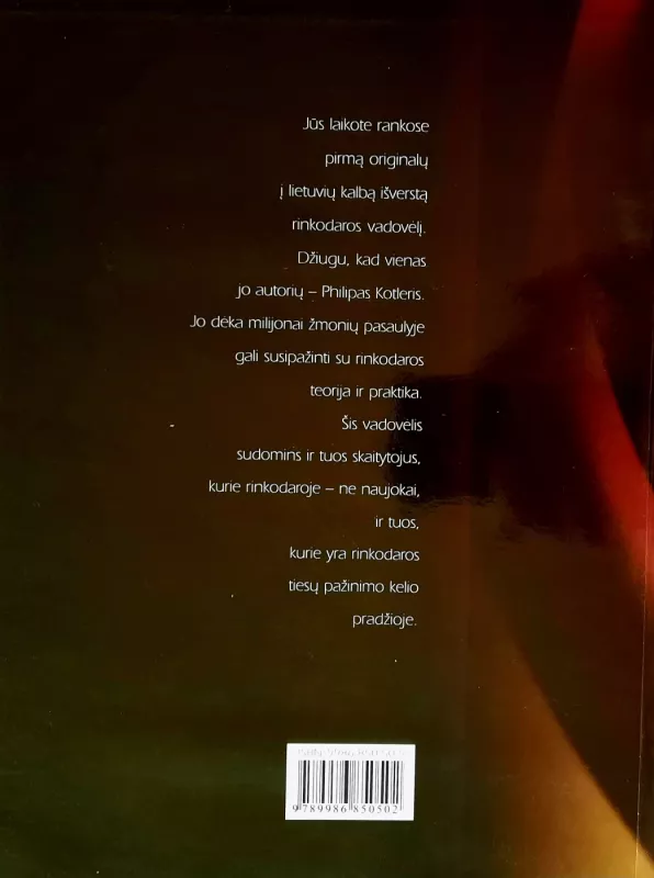 Rinkodaros principai - P. Kotler, ir kiti , knyga 3