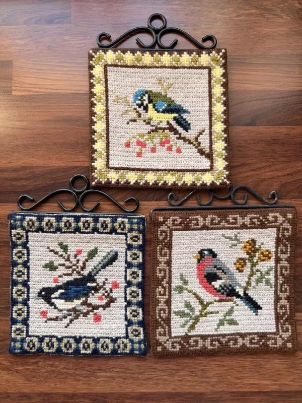 Rankų darbo vintažiniai gobelenai (3vnt.) - , namai ir interjeras 2
