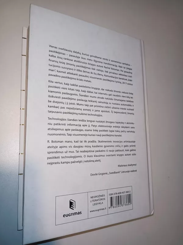 Kuo galite pasitikėti? - Rachel Botsman, knyga 3