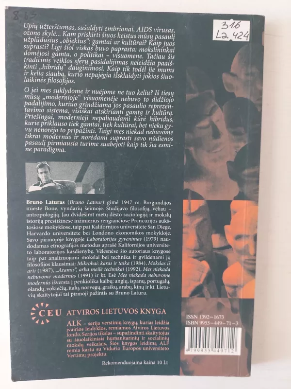 Mes niekada nebuvome modernūs - Bruno Latour, knyga 4