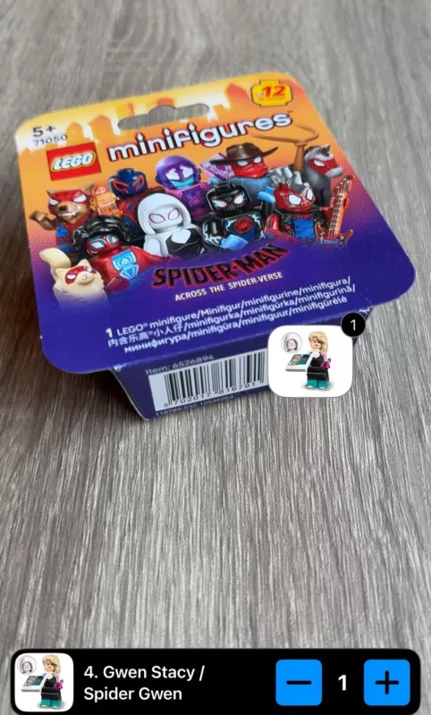 Lego Minifigures Spider-Man Gwen Stacy 71050 - , stalo žaidimas 4