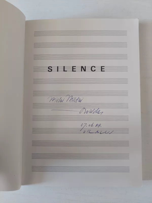 Tyla - Osvaldas Balakauskas, knyga 3