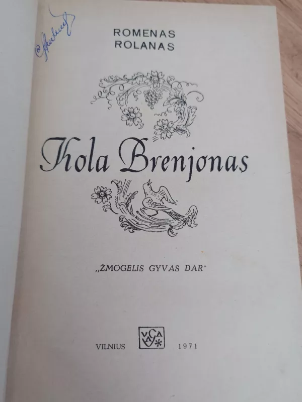 Kola Brenjonas - Romenas Rolanas, knyga 3
