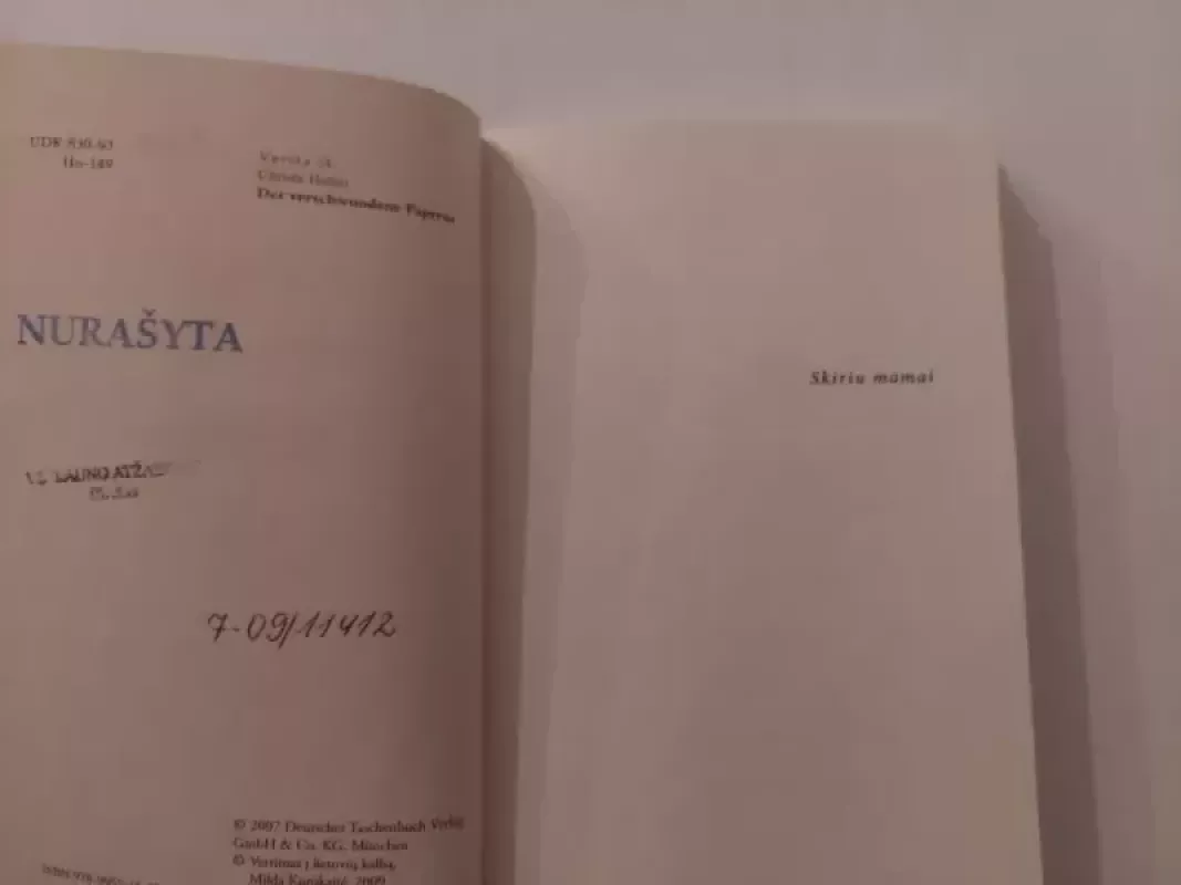 Dingęs papirusas - Christa Holtei, knyga 4