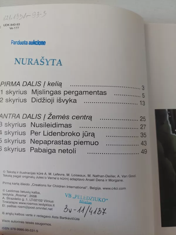 Kelionė į Žemės centrą - Žiulis Vernas, knyga 3