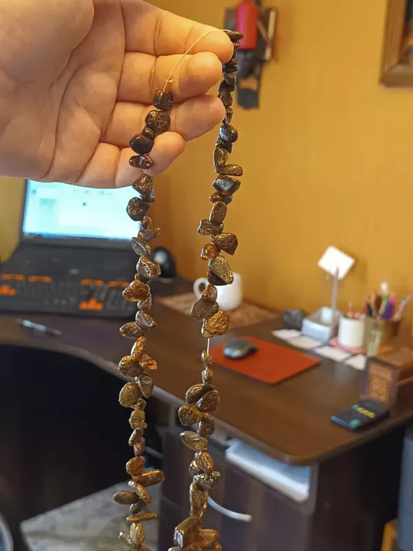 Tamsaus gintaro karoliai - , namai ir interjeras 4