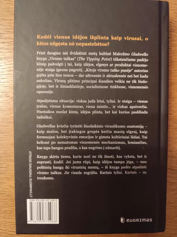 Kita virsmo taško pusė - Malcolm Gladwell, knyga 3