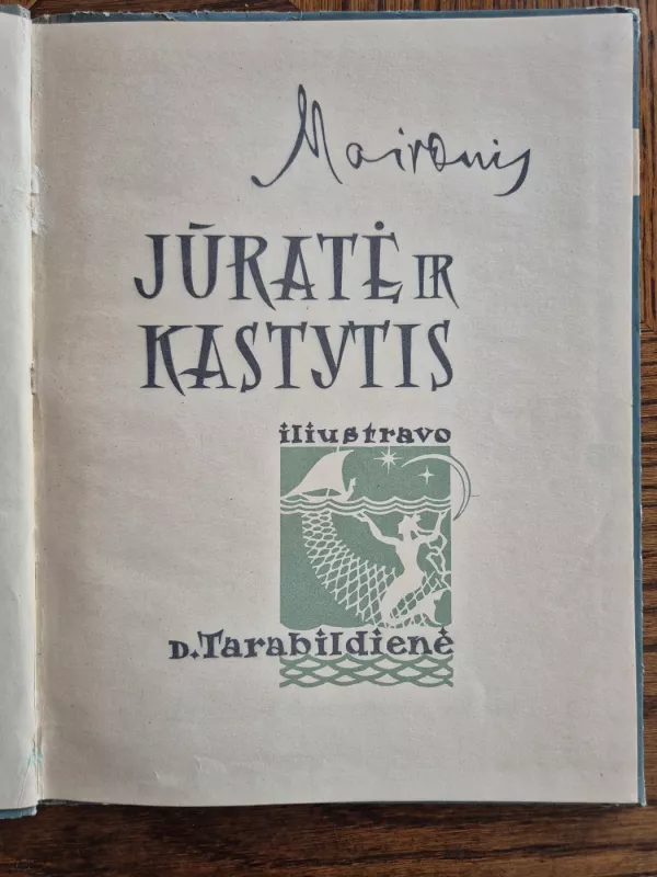 Jūratė ir Kastytis -  Maironis, knyga 3