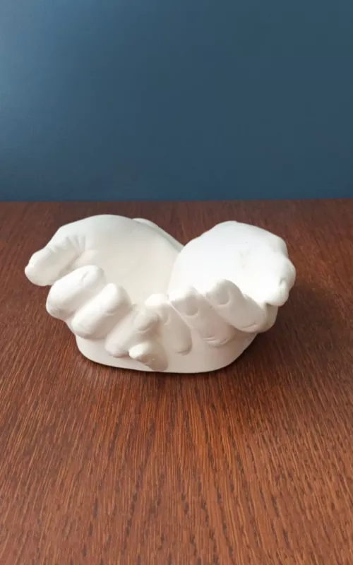 Interjero detalė, dekoracija, statulėlė „Rankos“ (iš gipso) - , namai ir interjeras 6