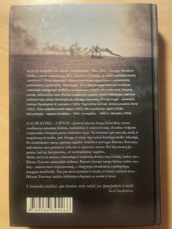 Kas pranykę - sapnas - Aksel Sandemose, knyga 3