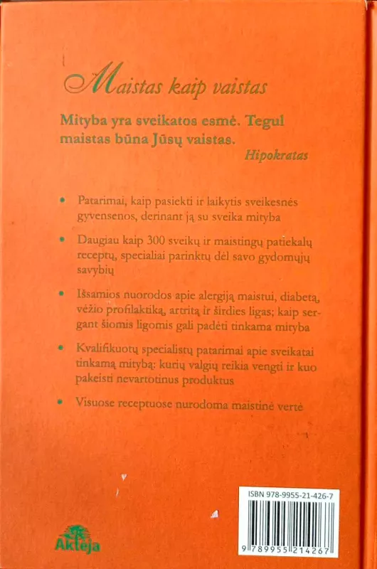 Maistas kaip vaistas - Autorių kolektyvas (įvairūs), knyga 4