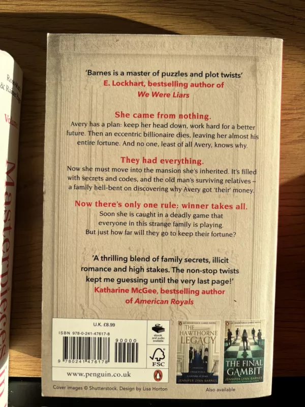 The Inheritance Games - Jennifer Lynn Barnes, knyga 3