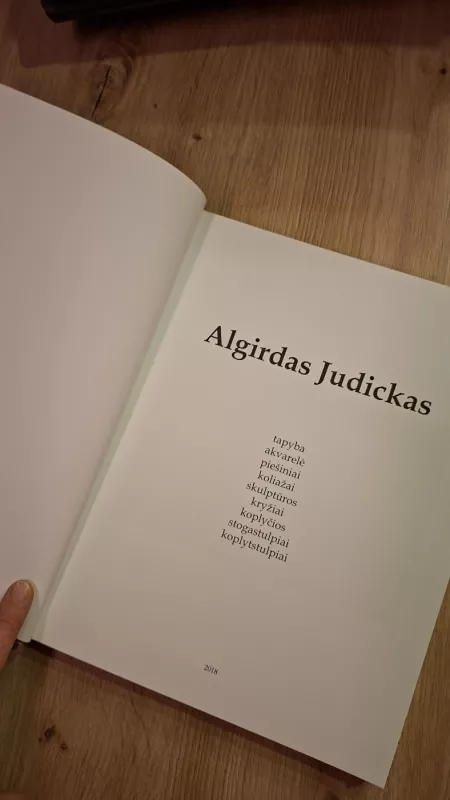 Algirdas Judickas tapybos albumas - Algirdas Judickas, knyga 5