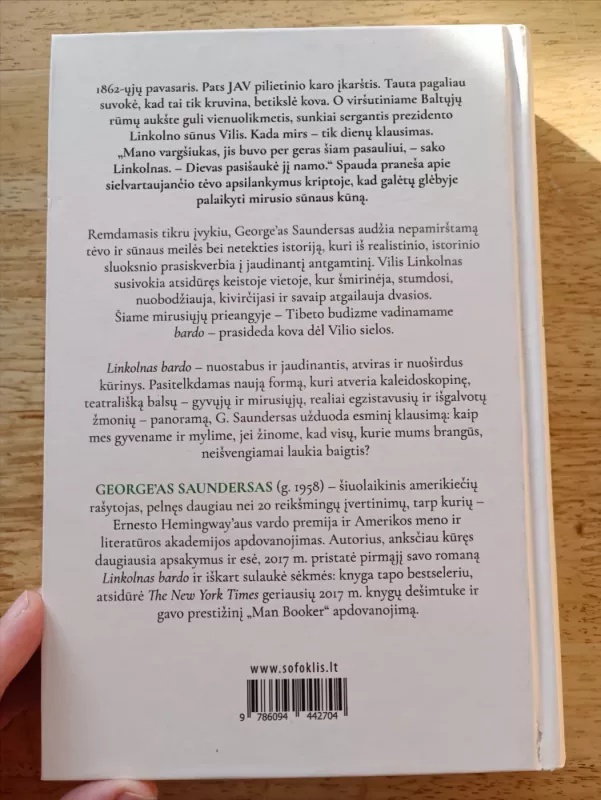Linkolnas bardo - George Saunders, knyga 3