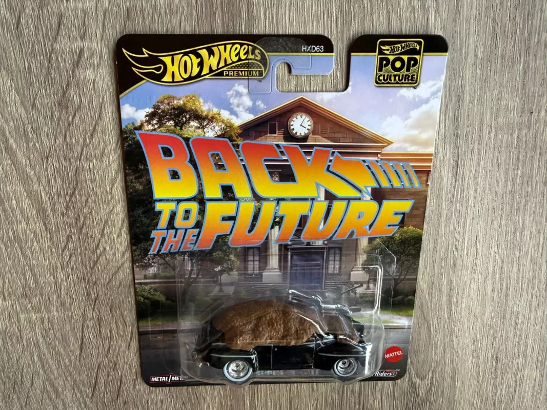 Ford Super De Luxe Back to the Future Hot Wheels Premium - , namai ir interjeras 5