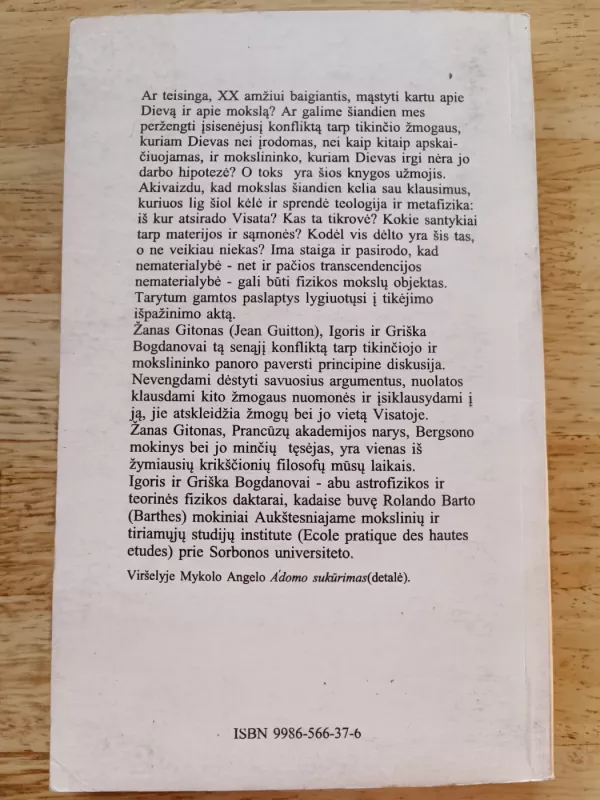 Dievas ir mokslas - Žanas Gitonas, knyga 3