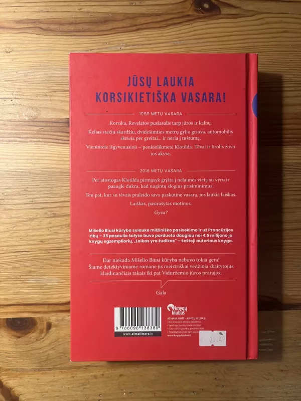 Laikas yra žudikas - Michel Bussi, knyga 3