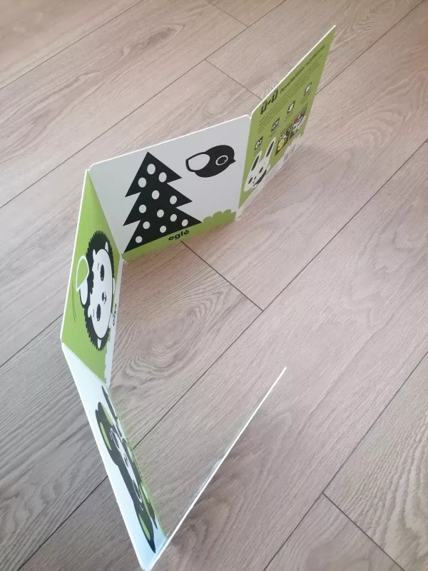 MŪ PAVEIKSLĖLIAI KŪDIKIAMS. Konktrastinė pastatoma knygelė. - Jurgita Juškaitė-Jakaitienė, knyga 4