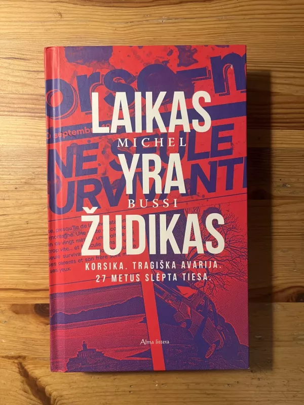 Laikas yra žudikas - Michel Bussi, knyga 2