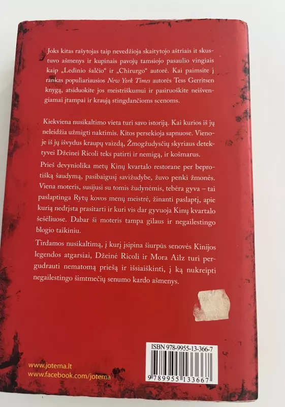 Tylioji - Tess Gerritsen, knyga 3