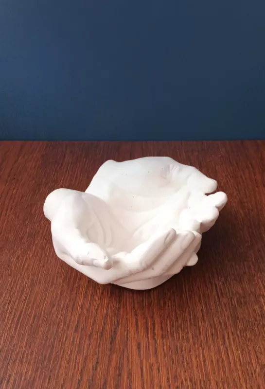 Interjero detalė, dekoracija, statulėlė „Rankos“ (iš gipso) - , namai ir interjeras 3