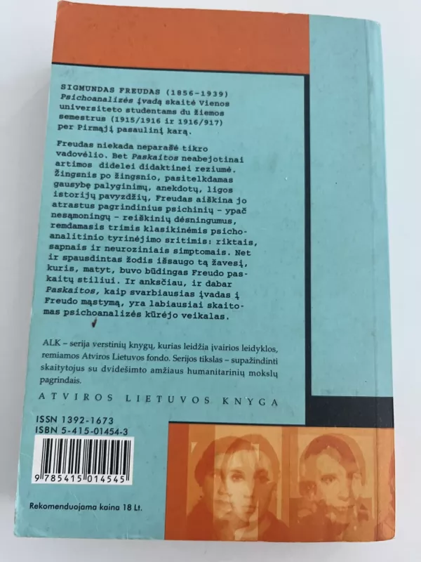 Psichoanalizės įvadas. Paskaitos - Sigmund Freud, knyga 3